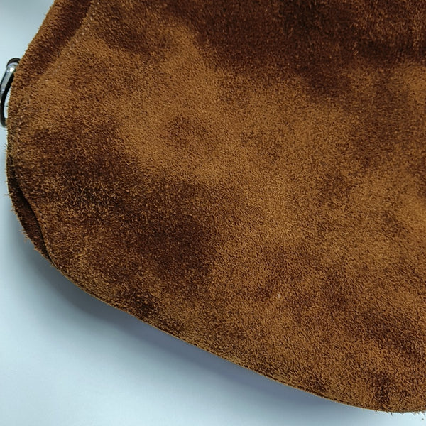 Suede Shoulder Bag Brown