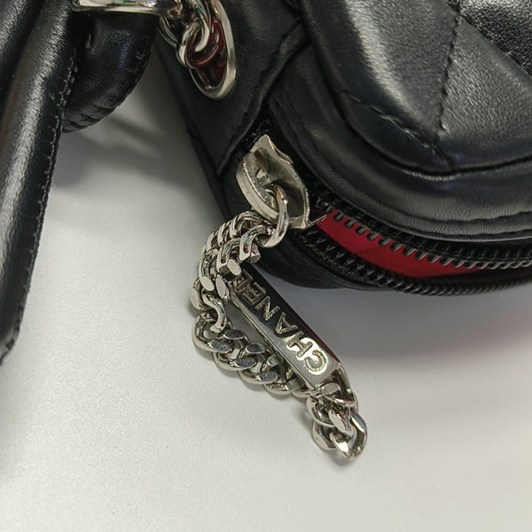 CAMBON Small Quilted Calfskin Black