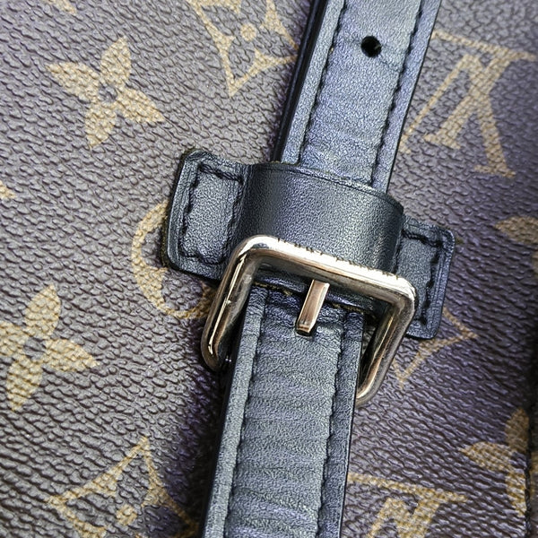 CHRISTOPHER MM Monogram Coated Canvas Brown