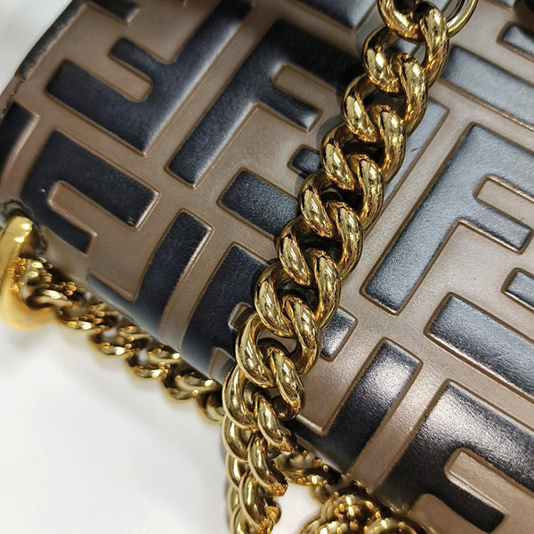 Kan U Small Calfskin Brown