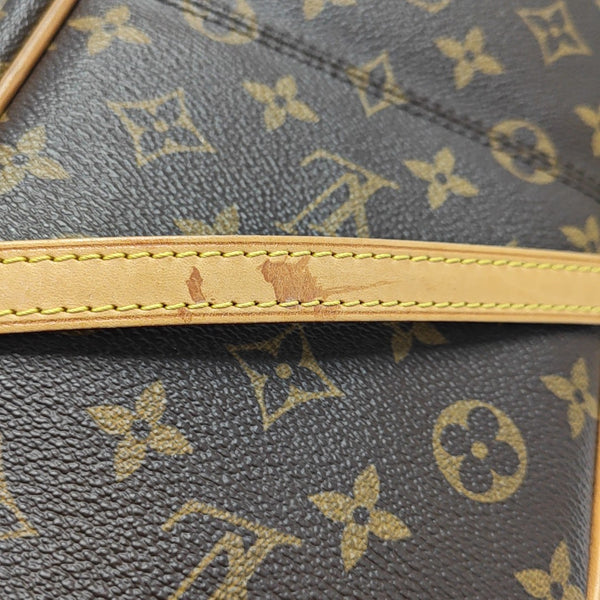 ESTRELA MM Monogram Coated Canvas Brown