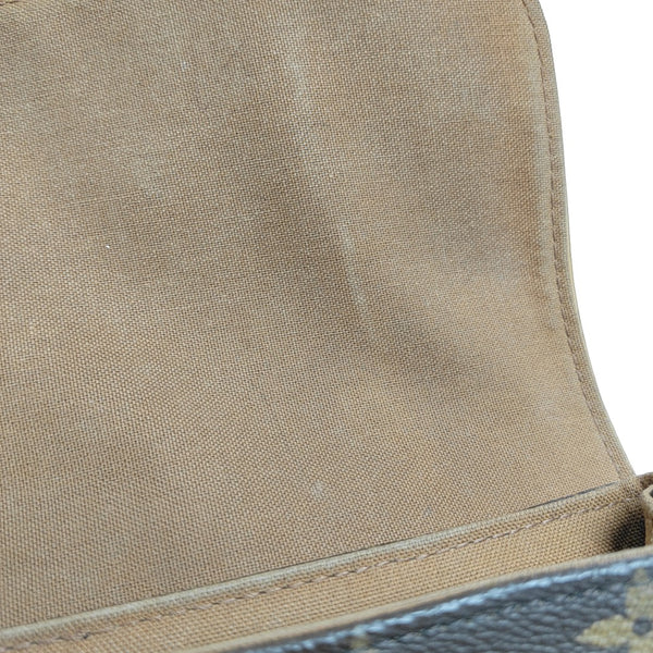 MARELLE Monogram Coated Canvas Brown