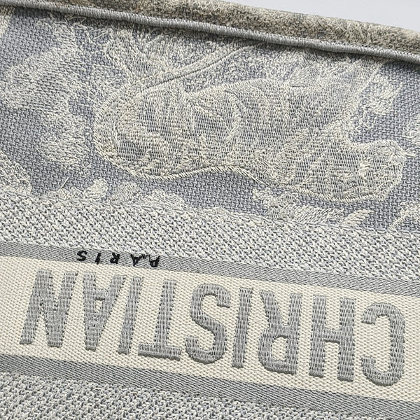Book Tote Medium Canvas Gray