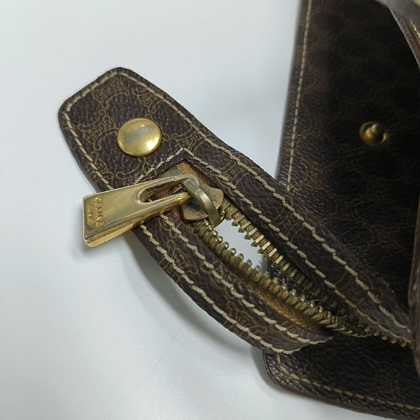 MACADAM SHOPPING BAG Coated Canvas Brown