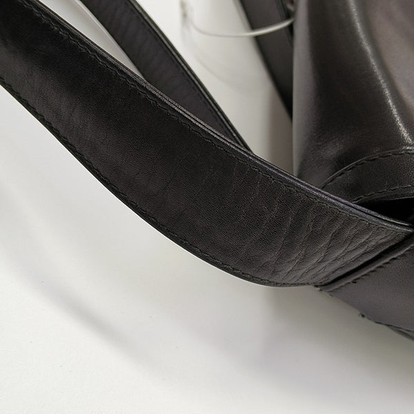 Calfskin Shoulder Bag Black
