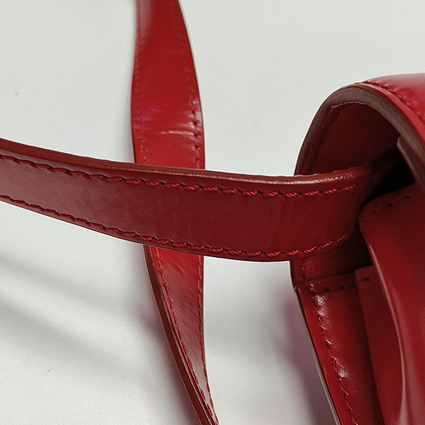 Calfskin Crossbody Bag Red