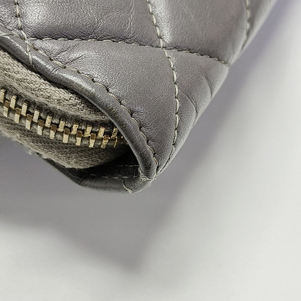 2.55 224 Quilted Calfskin Gray Wallet