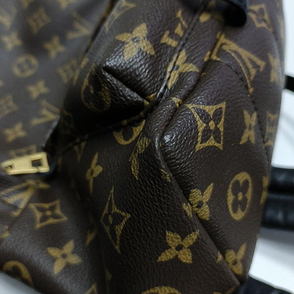 PALM SPRINGS PM Monogram Coated Canvas Brown