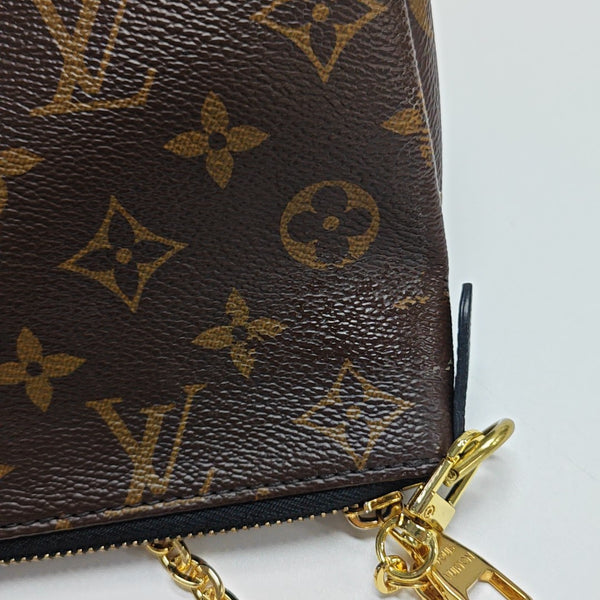 PALLAS BB Monogram Coated Canvas Brown