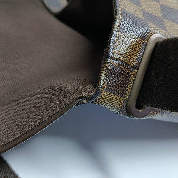 BROOKLYN Damier Ebene Coated Canvas Brown