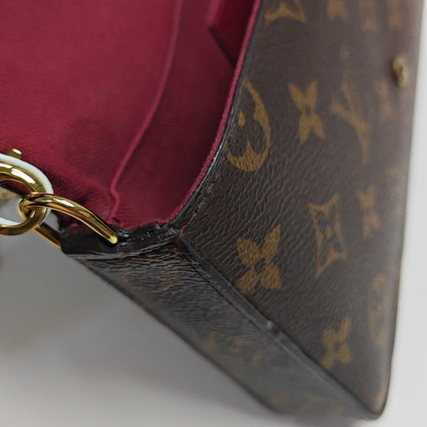 FÉLICIE Monogram Coated Canvas Brown