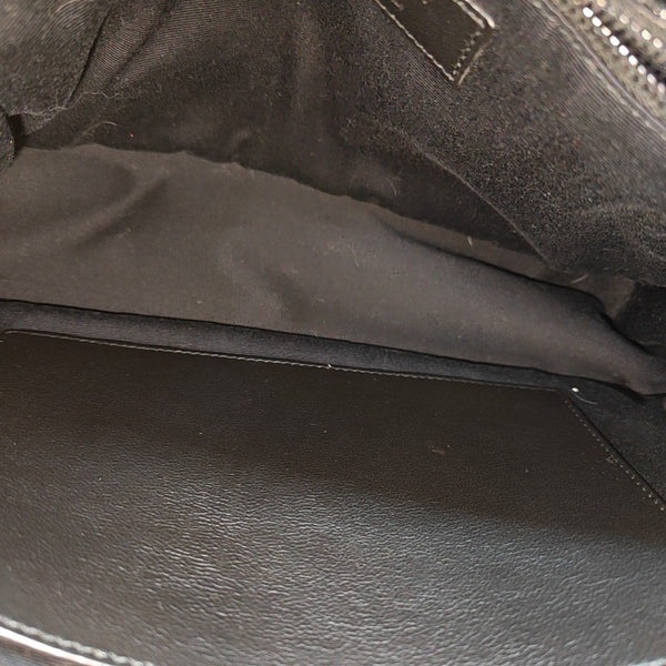 NIKI Medium Chevron Calfskin Black