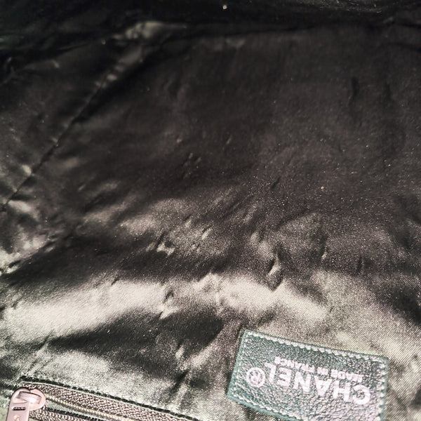 Suede Top Handle Bag Green