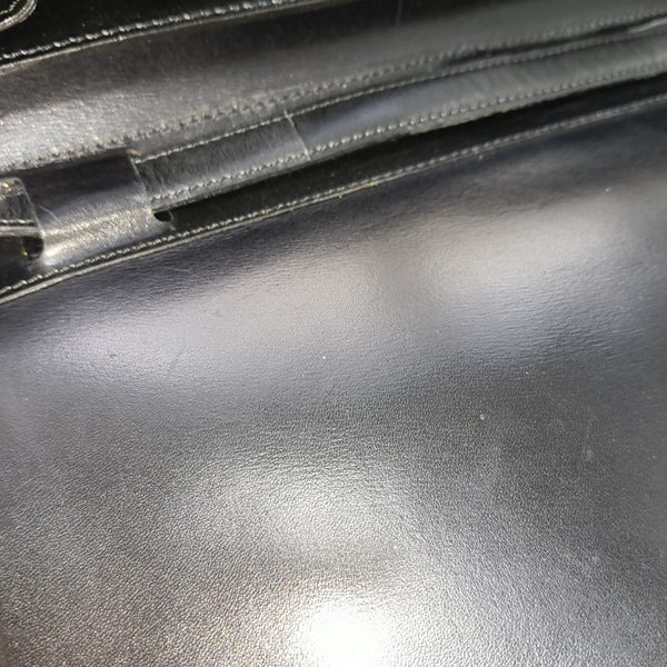 Leather Shoulder Bag Black