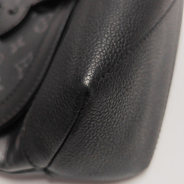 SAUMUR Monogram Coated Canvas Black
