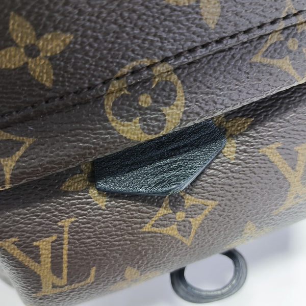 PALM SPRINGS Mini Monogram Coated Canvas Brown