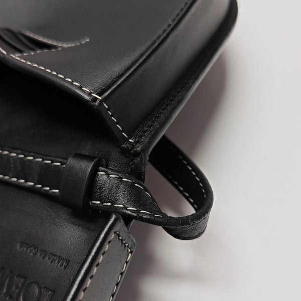 Heel Calfskin Black