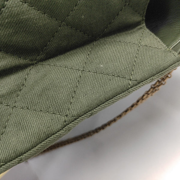 2.55 227 Quilted Canvas Green