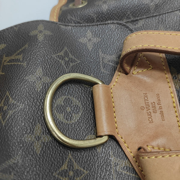 MONTSOURIS MM Monogram Coated Canvas Brown