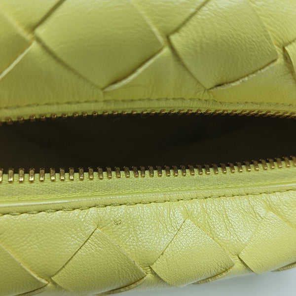 Lambskin Top Handle Bag Yellow