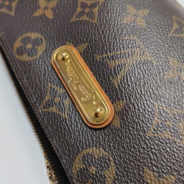 EVA Monogram Coated Canvas Brown