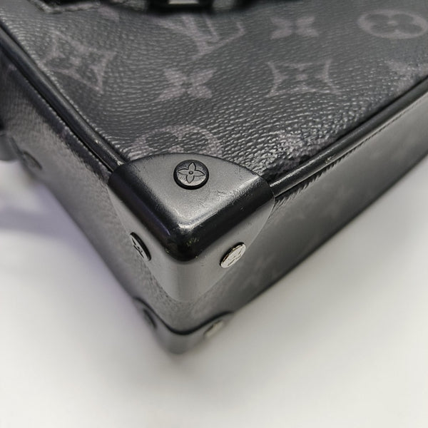 SOFT TRUNK Mini Monogram Coated Canvas Black