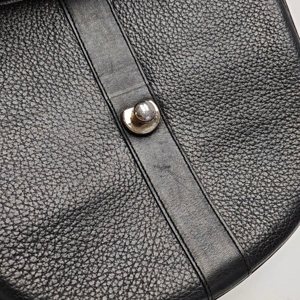 Calfskin Shoulder Bag Black