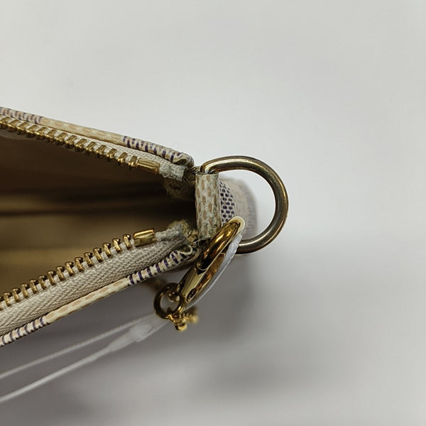 ACCESSOIRES Mini Damier Azur Coated Canvas White