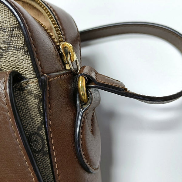 Horsebit 1955 Small Coated Canvas Beige