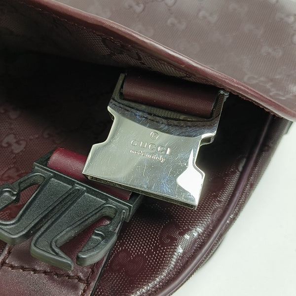 Monogram Coated Canvas Red