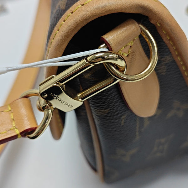 DIANE Monogram Coated Canvas Brown