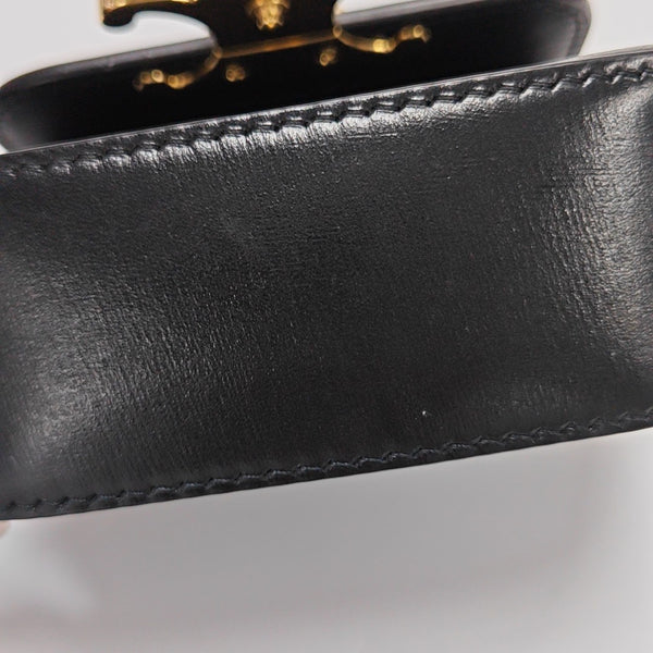TRIOMPHE Mini Calfskin Black
