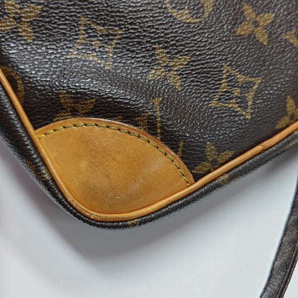 DANUBE Monogram Coated Canvas Brown