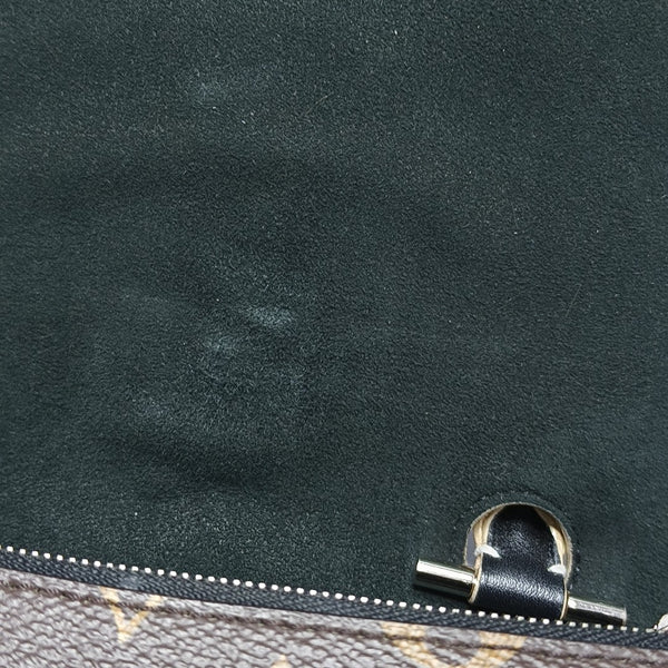 CHAIN IT PM Monogram Coated Canvas Black