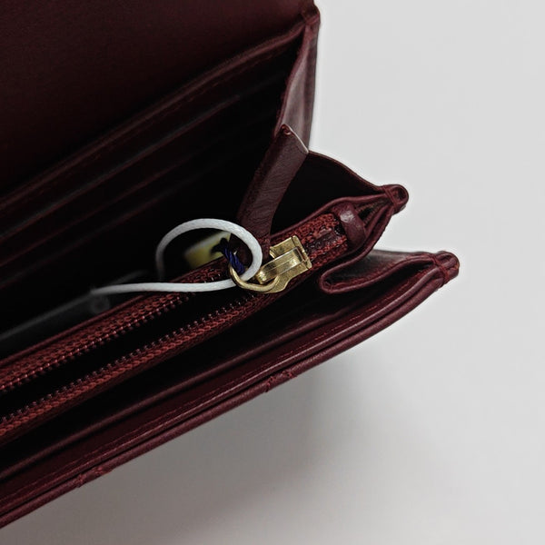 BOY CHANEL Mini Quilted Calfskin Red Wallet