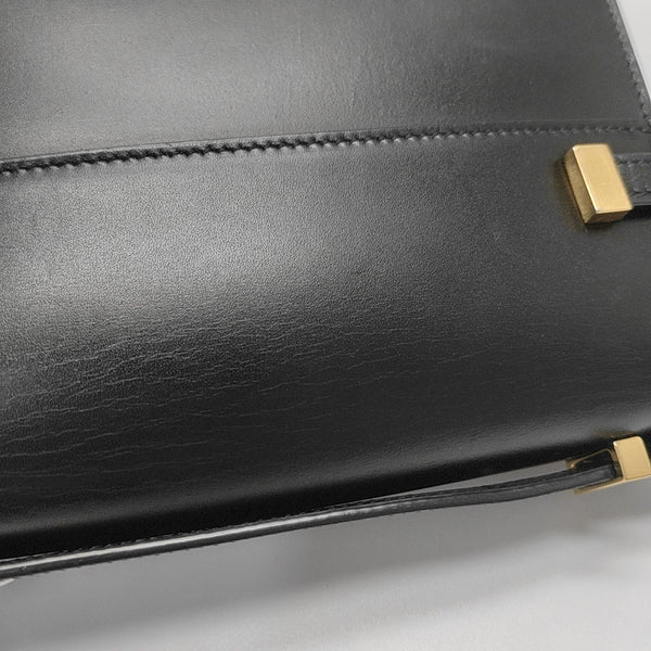 MANHATTAN Mini Calfskin Black