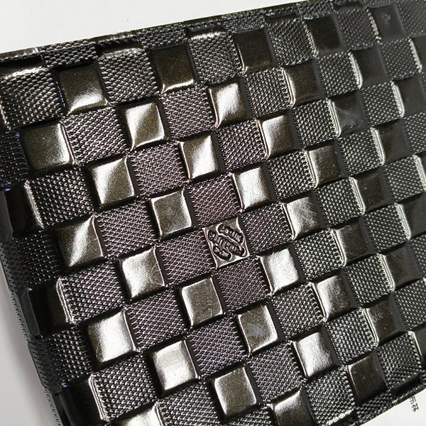 ANJU Damier Graphite Charol Negro