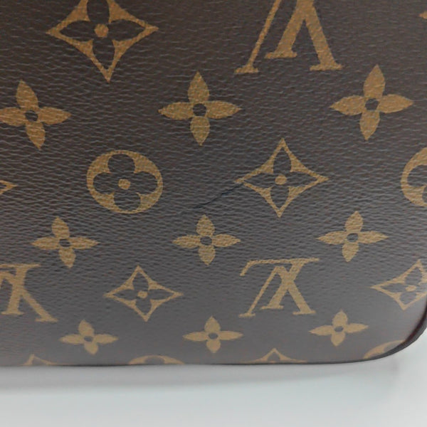NÉONOÉ MM Monogram Coated Canvas Brown