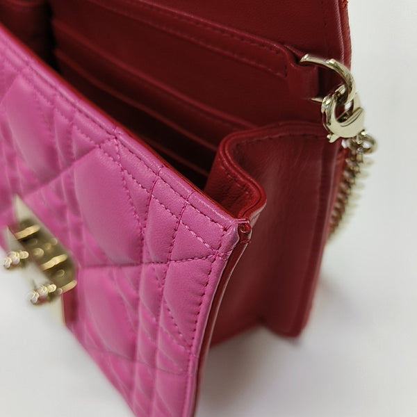 Miss Dior Cannage Lambskin Red