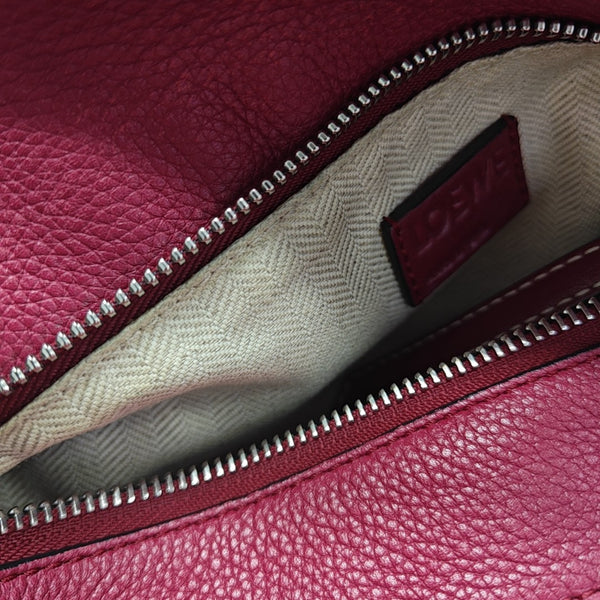 Puzzle Small Calfskin Red