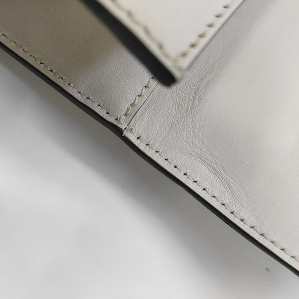 Sylvie Small Calfskin White