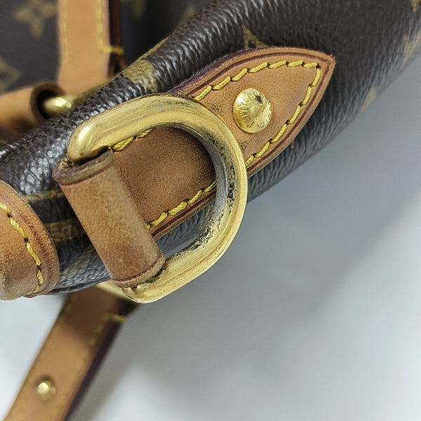 ESTRELA MM Monogram Coated Canvas Brown