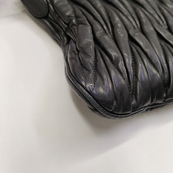 Lambskin Shoulder Bag Black