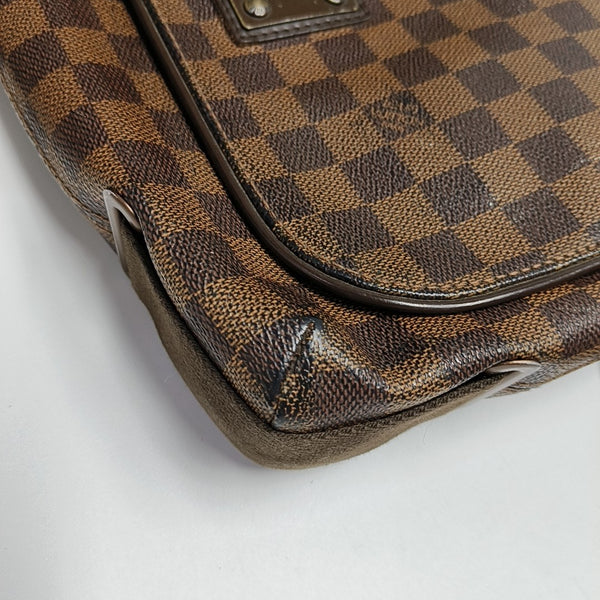 BROOKLYN Damier Ebene Coated Canvas Brown