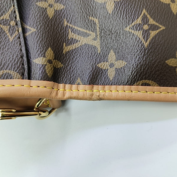 DIANE Monogram Coated Canvas Brown