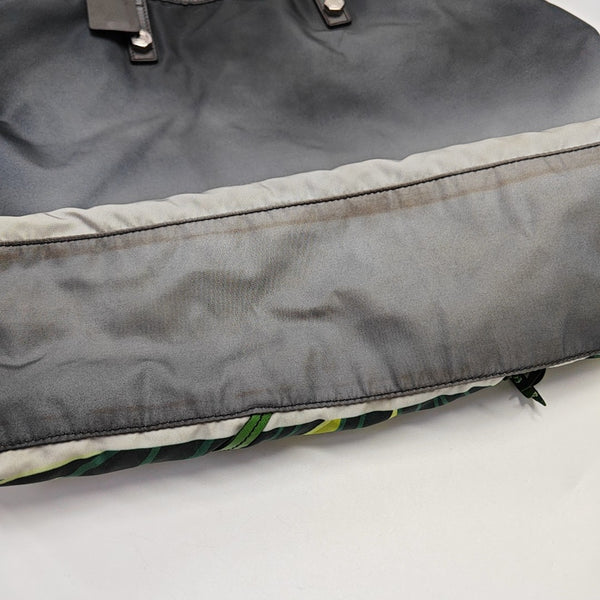 Nylon Top Handle Bag Multicolor