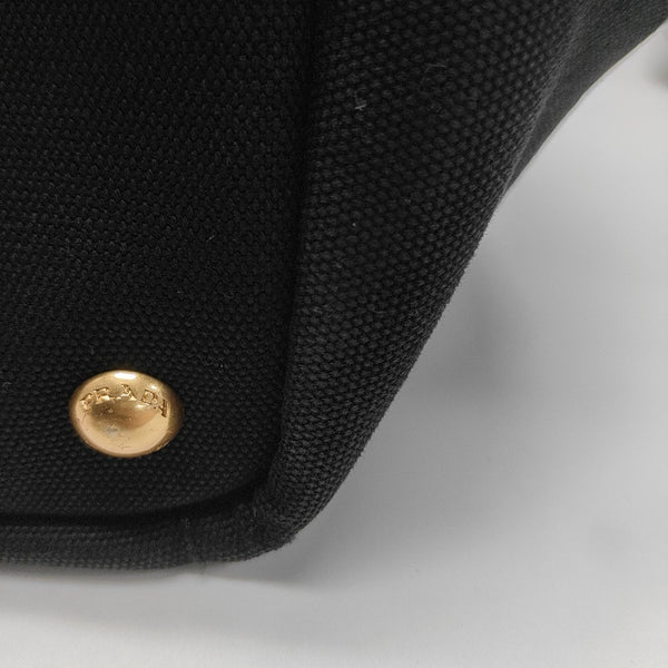 Denim Quilted Canvas Black
