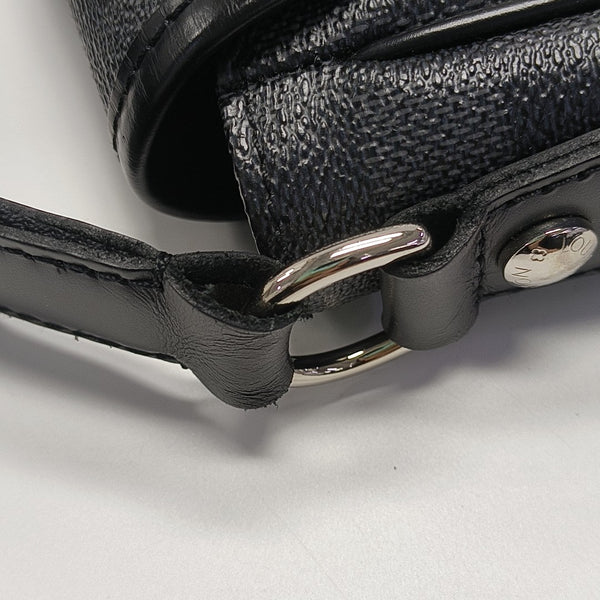 DANIEL Damier Graphite Coated Canvas Gray