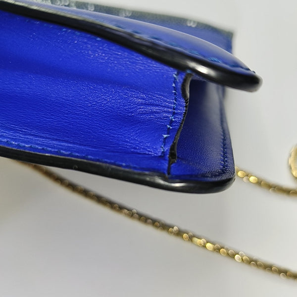 SERPENTI FOREVER Small Stingray Leather Blue