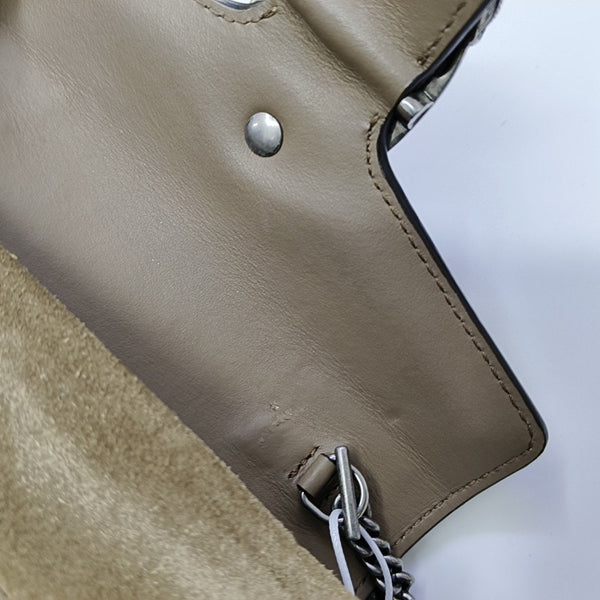 Dionysus Super Mini Monogram Coated Canvas Beige